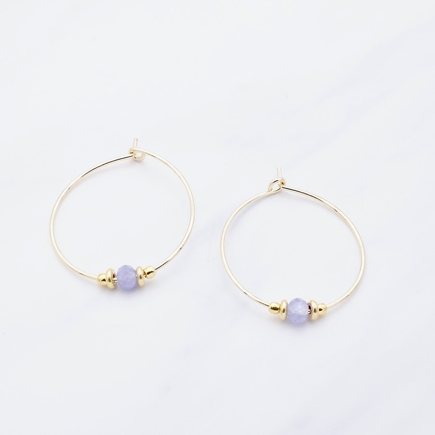 Tanzanite Creole LiaNoa Gold 